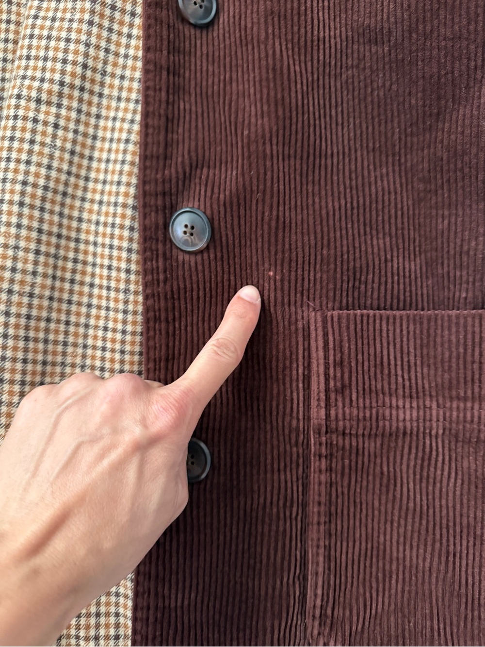 Eddie Bauer Corduroy Shirt barn Jacket in Dark Brown - Picture 4 of 8